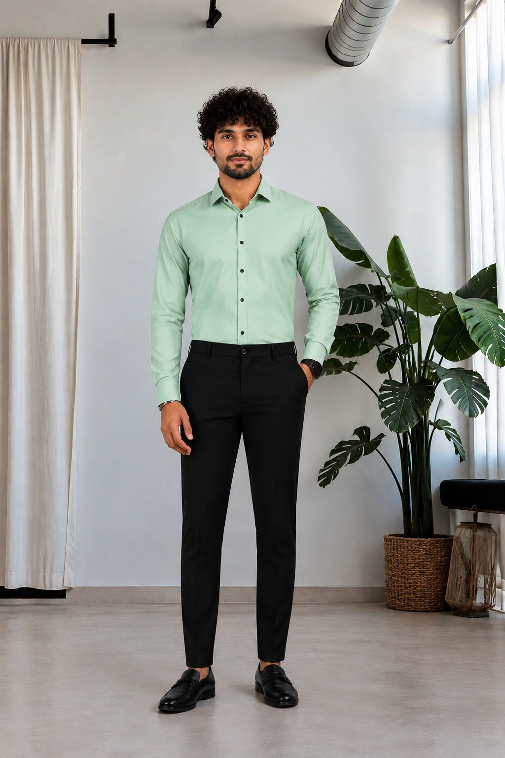 Prestige Core Shirt & Black Trouser Collection – 10 Colour Combo