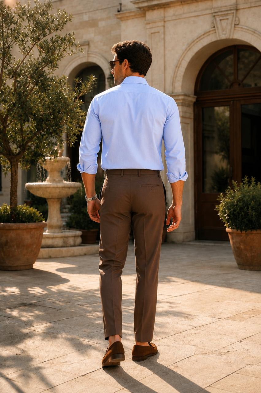 Heritage Shirt & Brown Trouser Edit – 10 Colour Men's Collection