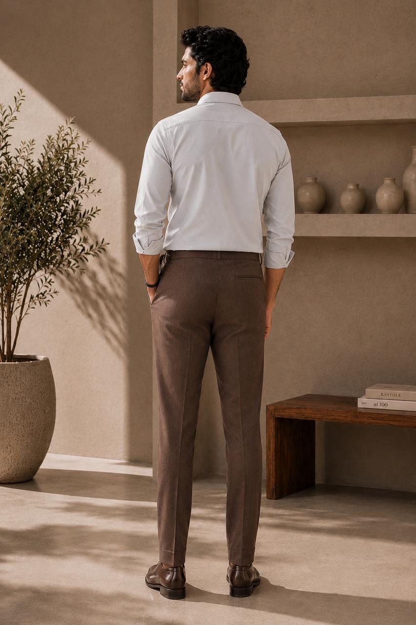Modern Heritage Shirt & Brown Trouser Series – 10 Colour Selection