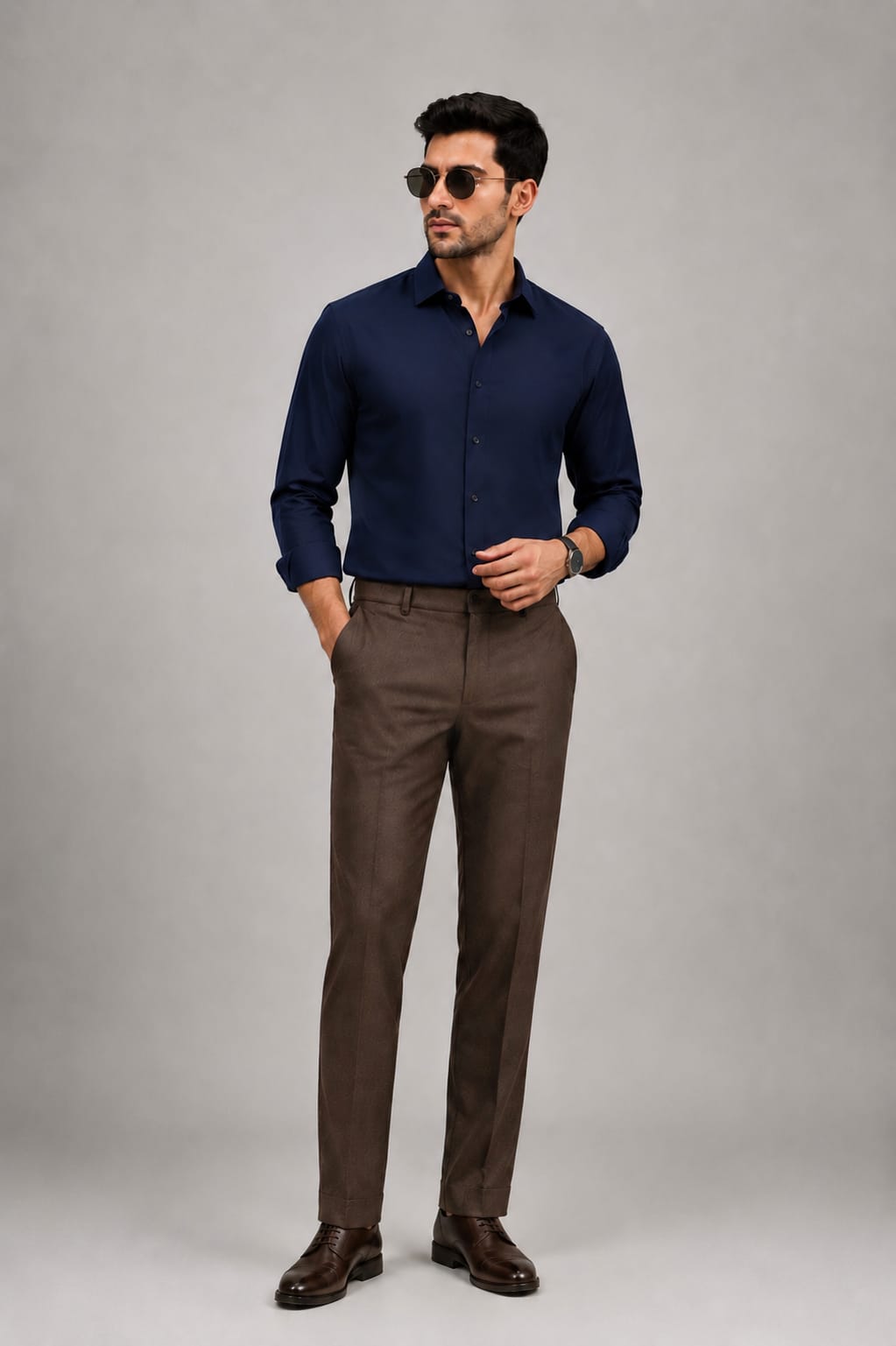 Heritage Shirt & Brown Trouser Edit – 10 Colour Men's Collection