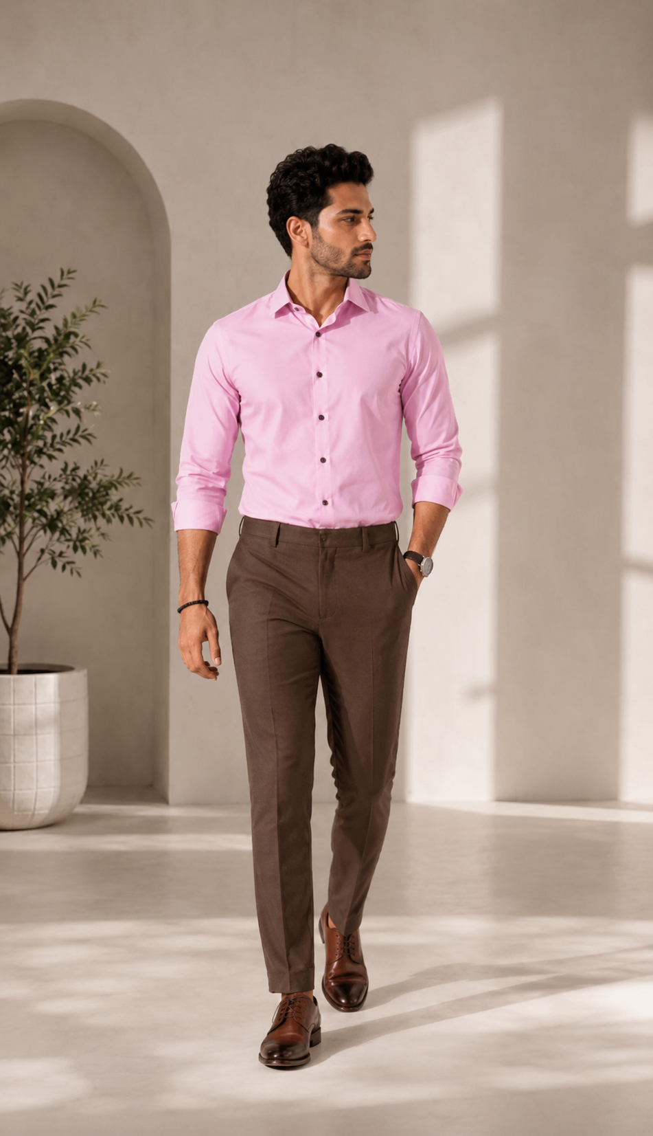Heritage Shirt & Brown Trouser Edit – 10 Colour Men's Collection