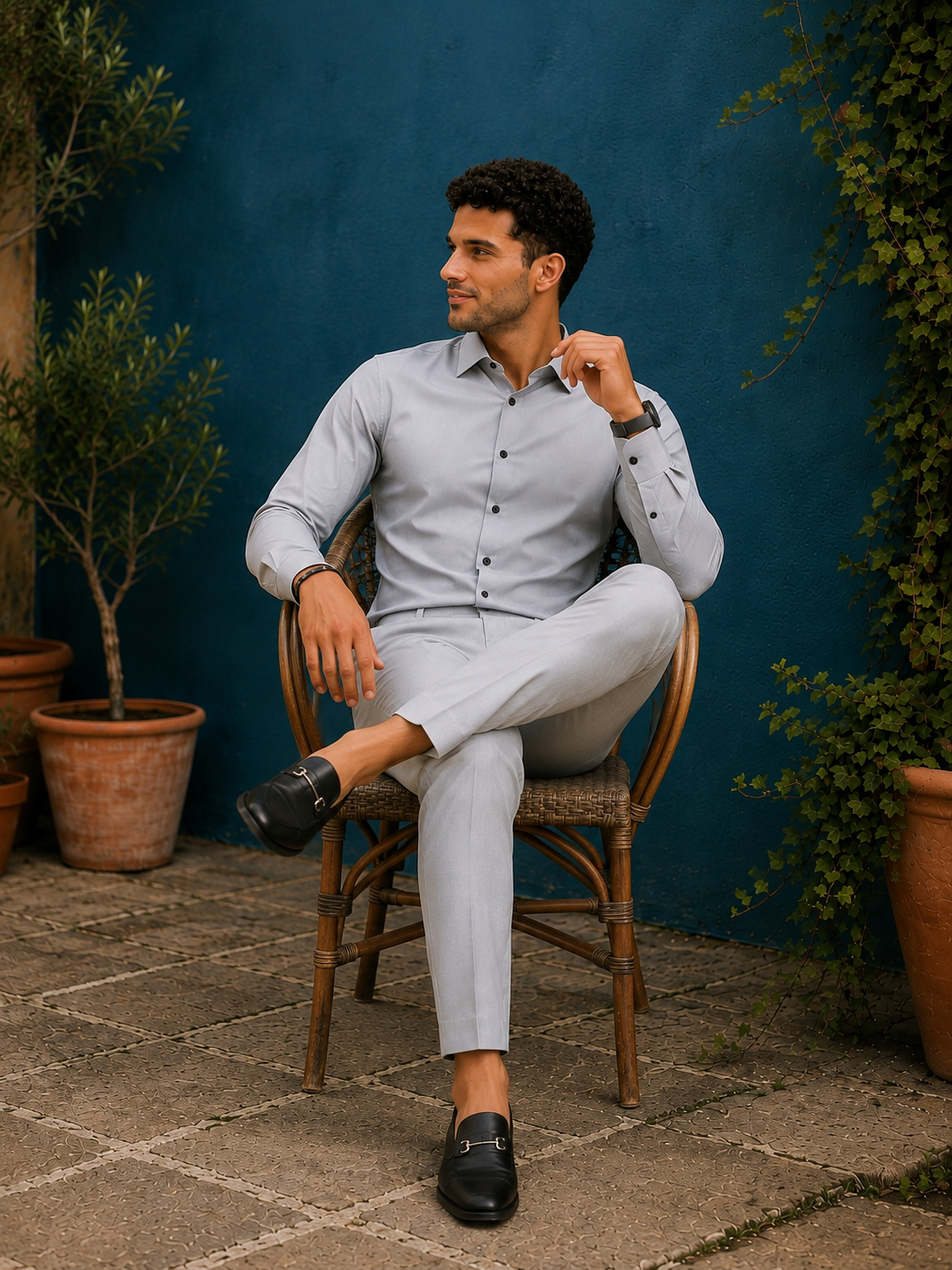 Metropolitan Shirt & Grey Trouser Collection – 10 Colour Combo