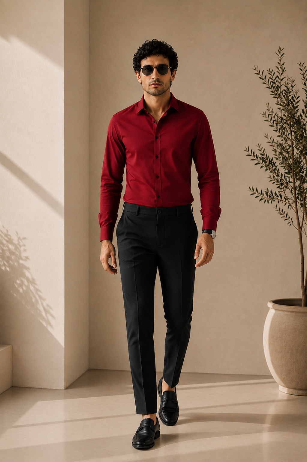Royal Formals Shirt & Black Trouser Collection – 10 Signature Colours Men's Complete Outfit