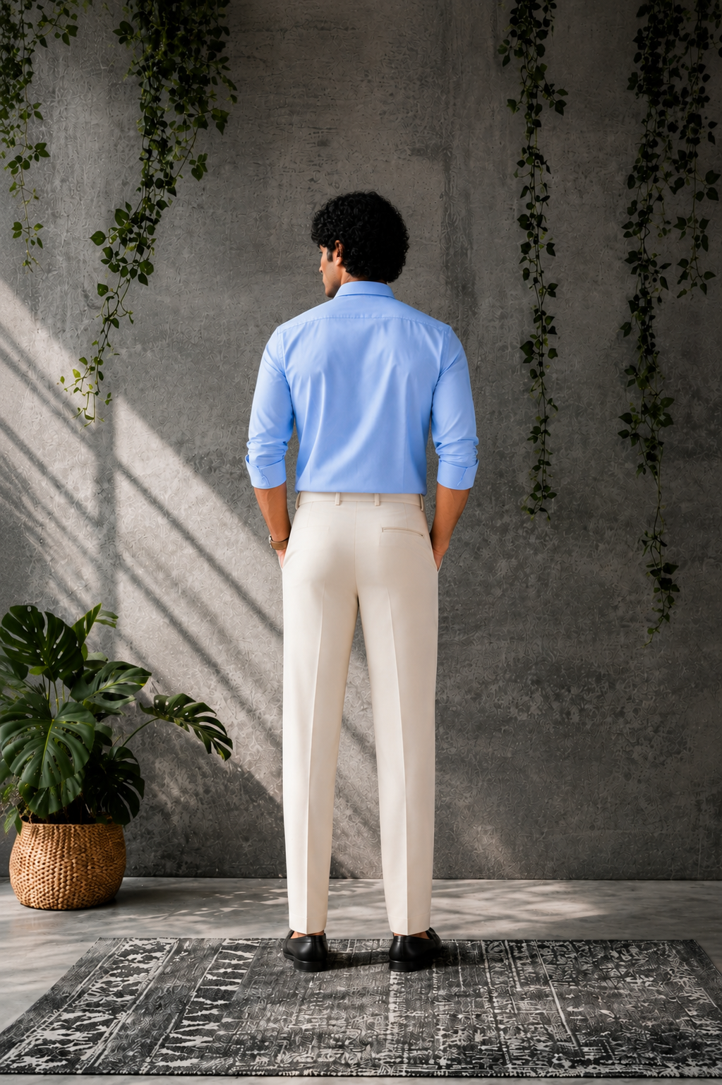 Royal Formals Shirt & Cream Trouser Collection – 10 Signature Colours Men's Complete Outfit