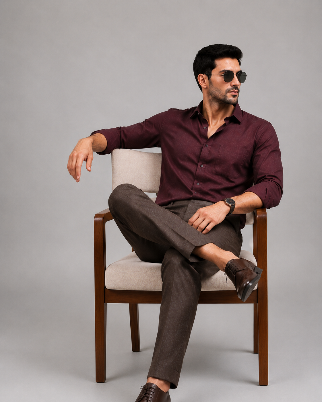 Heritage Shirt & Brown Trouser Edit – 10 Colour Men's Collection