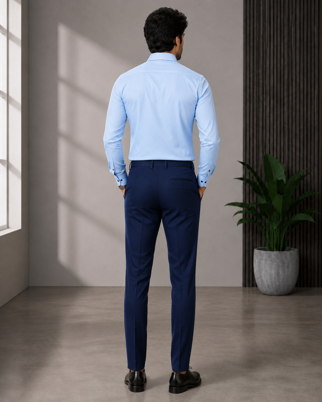 Elite Line Shirt & Navy Blue Trouser Collection – 10 Colour Combo