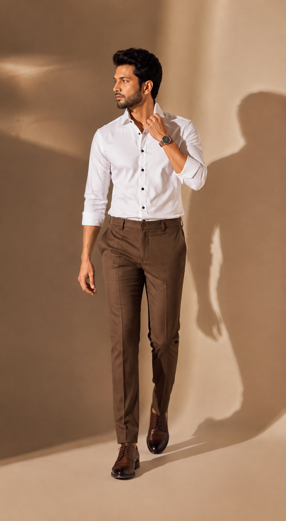 Heritage Shirt & Brown Trouser Edit – 10 Colour Men's Collection