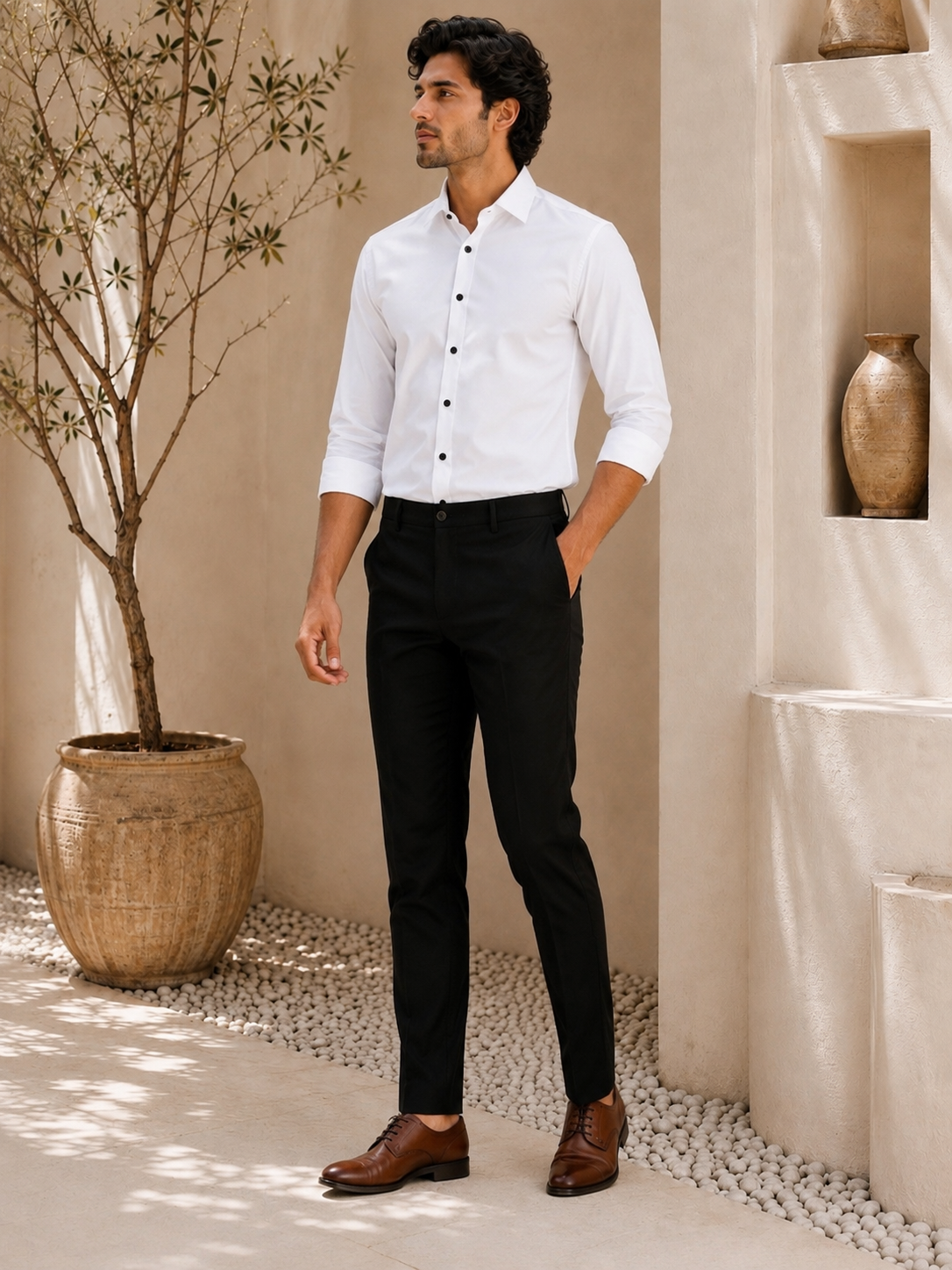 Prestige Core Shirt & Black Trouser Collection – 10 Colour Combo