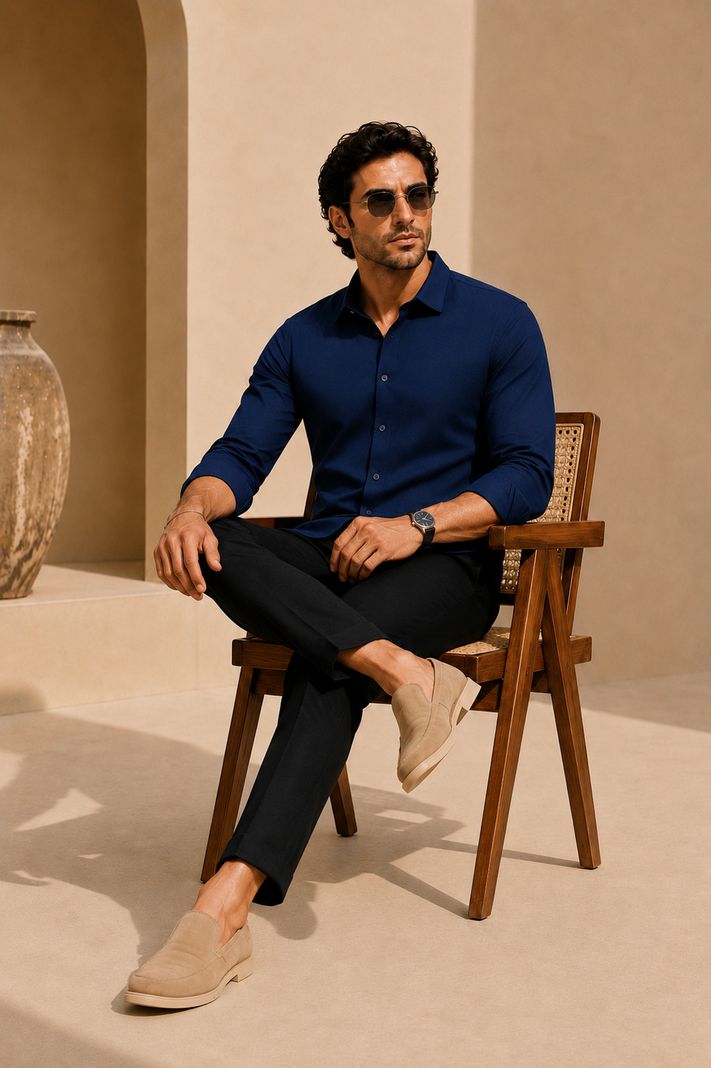 Prestige Core Shirt & Black Trouser Collection – 10 Colour Combo