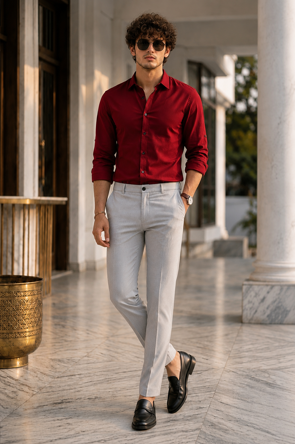 Metropolitan Shirt & Grey Trouser Collection – 10 Colour Combo